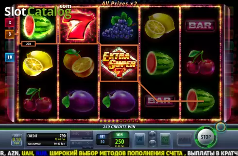Скрин7. Extra Super 7 слот
