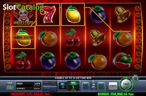 Скрин3. Jokers Fruit Golden Edition слот