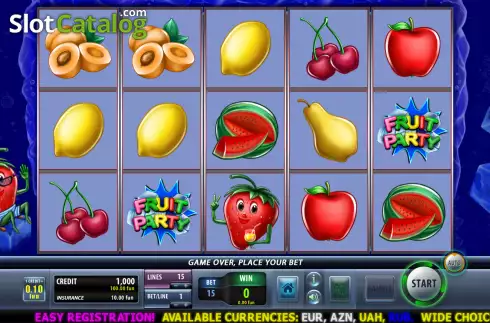 Скрин2. Fruit Party Deluxe слот