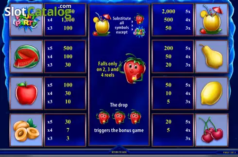 Скрин6. Fruit Party Deluxe слот