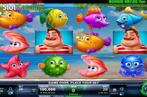 Скрин2. Fish Day слот