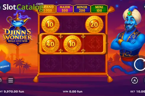 Скрин2. Djinn's Wonder слот