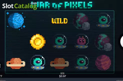 Скрин4. War of Pixels слот