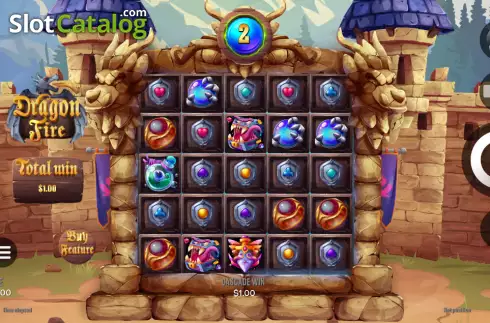 Скрин2. Dragon Fire слот