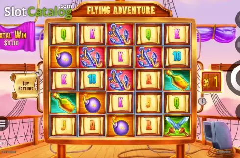 Скрин2. Flying Adventure слот