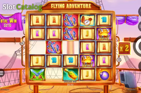 Скрин3. Flying Adventure слот