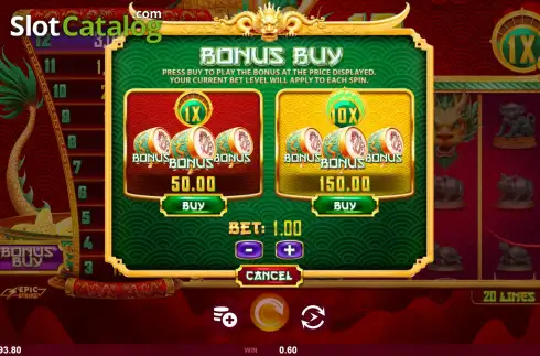 Скрин6. 12 Fortune Dragons слот