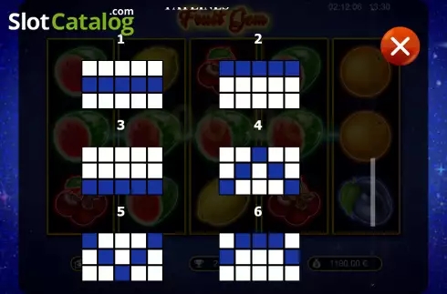 Скрин7. Fruit Gem слот