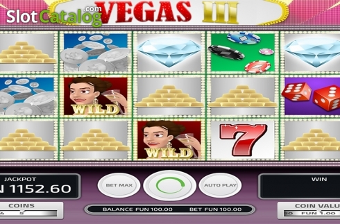 Скрин2. Vegas III слот