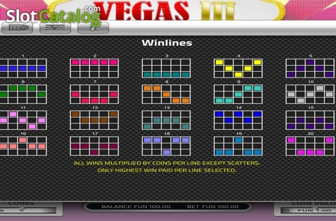 Скрин7. Vegas III слот