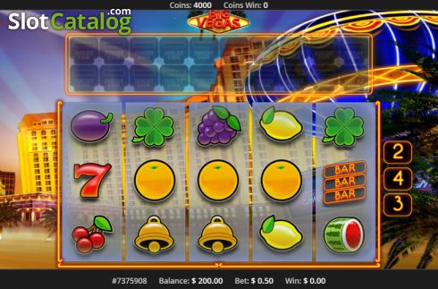 Скрин2. Big Vegas слот