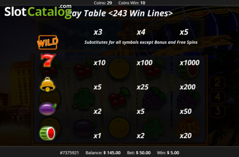 Скрин6. Big Vegas слот