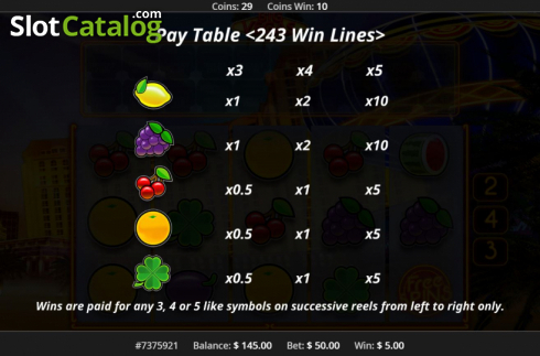 Скрин7. Big Vegas слот
