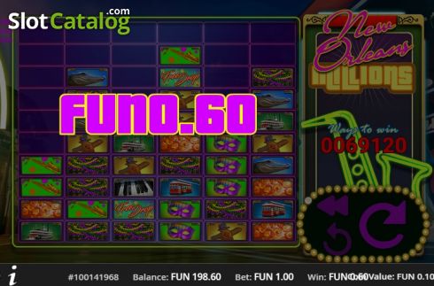 Скрин3. New Orleans Millions слот