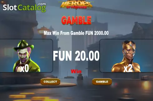 Скрин3. Heroes of Fortune слот
