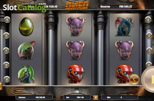 Скрин2. Alien Adventure слот