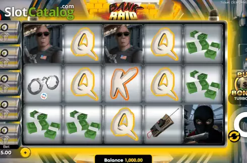 Скрин2. Bank Raid (Consulabs) слот