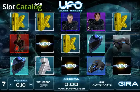 Скрин2. UFO: Alien Menace слот