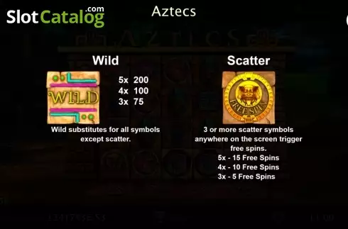 Скрин2. Aztecs слот