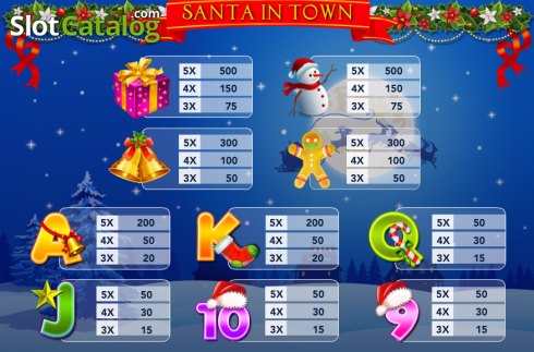 Скрин3. Santa in Town слот