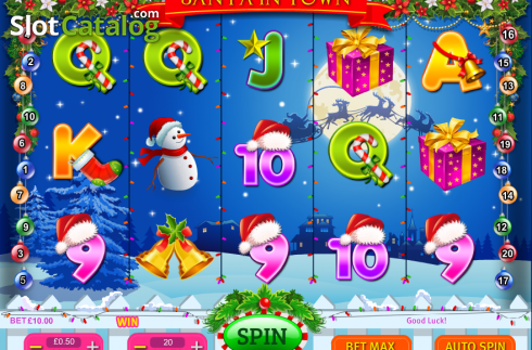 Скрин5. Santa in Town слот