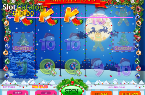 Скрин6. Santa in Town слот
