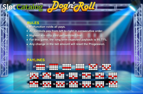 Скрин4. Dog 'n' Roll слот