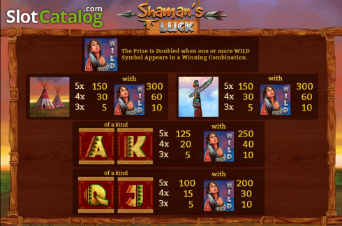 Скрин4. Shaman's Luck слот