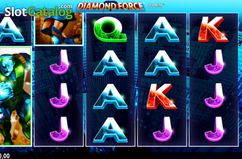 Скрин2. Diamond Force слот