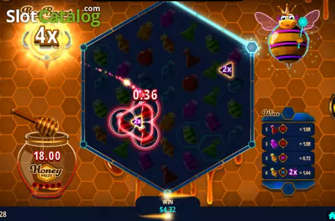 Скрин5. Bubble Beez слот