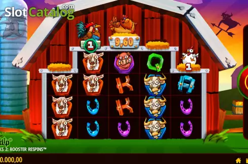Скрин2. Lucky Clucks 2: Rooster Respins слот