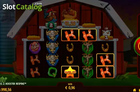 Скрин3. Lucky Clucks 2: Rooster Respins слот