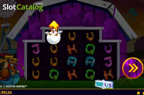Скрин9. Lucky Clucks 2: Rooster Respins слот