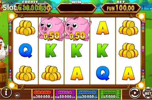 Скрин2. Chicken Factory слот