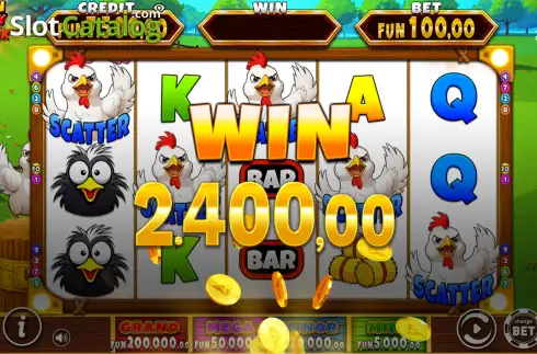 Скрин3. Chicken Factory слот