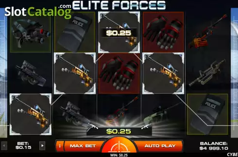 Скрин4. Elite Forces слот