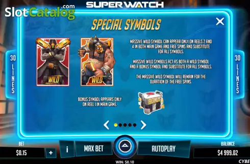 Скрин6. Super Watch слот
