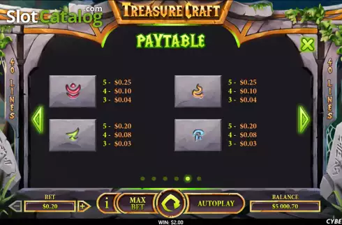 Скрин9. Treasure Craft слот