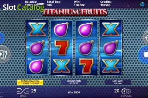 Скрин3. Titanium Fruits слот
