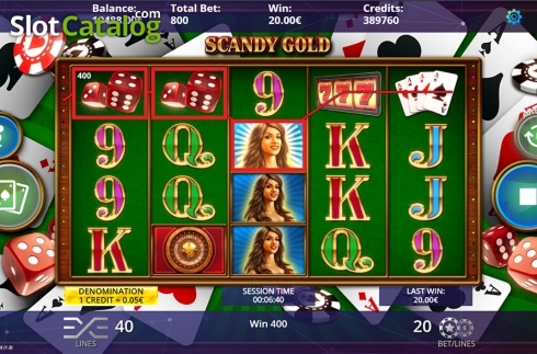 Скрин3. Scandy Gold слот
