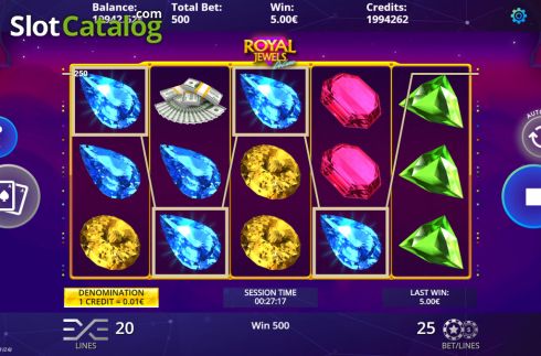Скрин4. Royal Jewels Deluxe слот