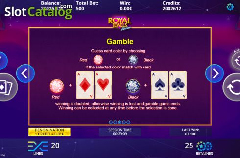 Скрин6. Royal Jewels Deluxe слот