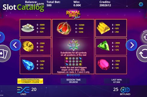 Скрин8. Royal Jewels Deluxe слот