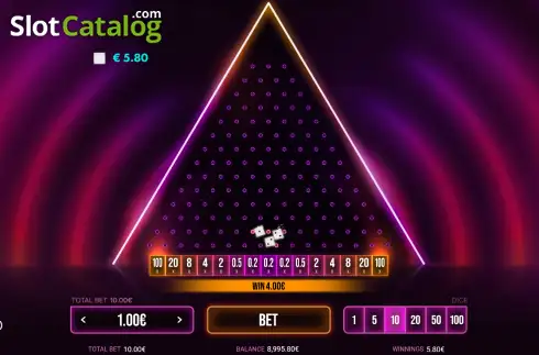 Скрин2. Neon Plinko Dice слот