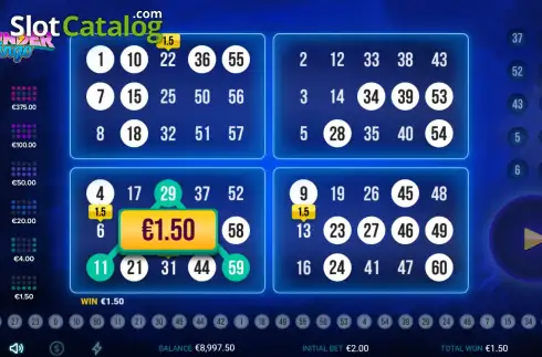 Скрин3. Thunder Bingo слот