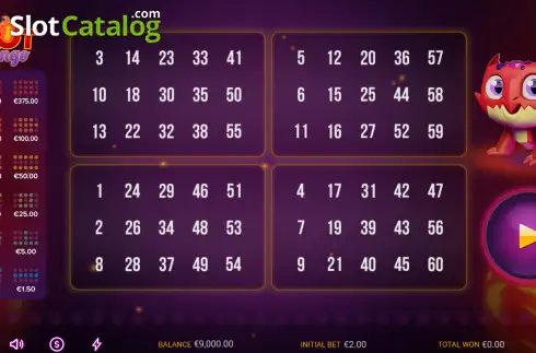 Скрин2. Hot Bingo Express слот