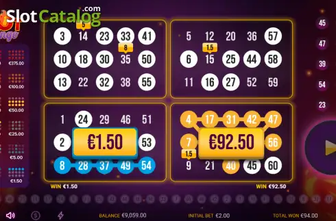 Скрин3. Hot Bingo Express слот