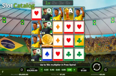 Скрин2. Road to Victory: Brazil слот