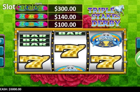 Скрин2. Triple Stakes Derby слот
