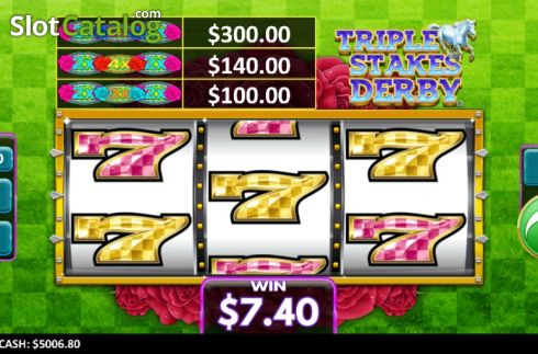 Скрин3. Triple Stakes Derby слот